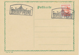 ÖSTERREICH SONDERSTEMPEL 1936 „WIENER MESSE ROTUNDE 8. SEPT. 36“ - Macchine Per Obliterare (EMA)