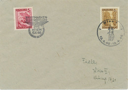 ÖSTERREICH SONDERSTEMPEL 1946 Jahrestag Der Sowjetischen Besetzung Wien1 13.4.46 - Machines à Affranchir (EMA)