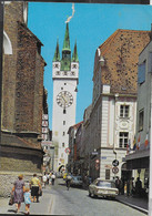 GERMANIA - BAVIERA - STRAUBING - VIA CENTRALE - VIAGGIATA - Straubing