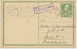 ÖSTERREICH ORTSSTEMPEL "PRAG" Frühe Masch.-Stpl. U. Viol. Zensurstempel RA1 1915 - Cartas & Documentos