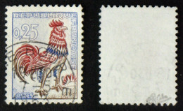 N° 1331d 25c COQ Jaune FLUO Sous UV TB Cote 65€ Signé Calves - 1962-1965 Hahn (Decaris)