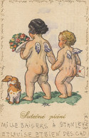 Enfant Angelot Nu Gros Plan. Srdecné Prani Nude Cupid Used From Praha - Anges