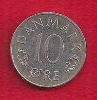 DANEMARK - 10 ORE - 1975 - Danimarca