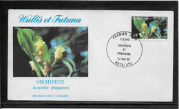 Thème Fleurs - Wallis Et Futuna - Enveloppe - TB - Autres & Non Classés