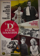 "D Pour Danger" Melina Mercouri, James Garner...1966 - Affiche 60x80 - TTB - Afiches & Pósters