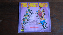 LUCKY LUKE 45 T DISQUE THE LUCKY BAND     LA CHANSON DE LUCKY LUKE - Lucky Luke