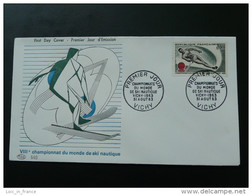 FDC Ski Nautique Waterskiing  Vichy Allier 1963 - Ski Náutico