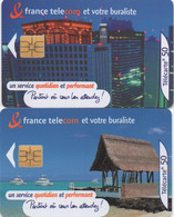 Lot De 2 Télécartes : France Télécom Et Votre Buraliste 2000 & 2001 - 2000