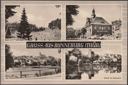 Ronneburg, Rathaus, Schwimmbad, Badeteich, Ungelaufen - Ronneburg