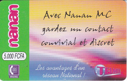 TARJETA DE BURKINA FASO DE 5000 FCFA DE ONATEL (NANAN) - Burkina Faso