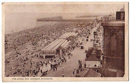 Ramsgate- The Sands And Harbour - Circulé 1936 - Ramsgate