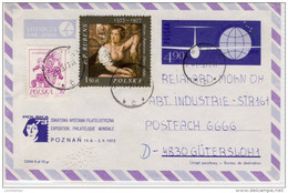 Poland - Luftpost, Airmail,  Nowa Gorago Nach Gütersloh - 1977, Nice Stamp - Refb3 - Airplanes