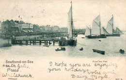 Southend-on-Sea (Essex) From The Pier, Yachts (voiliers) Published By Peacock Brand - Southend, Westcliff & Leigh
