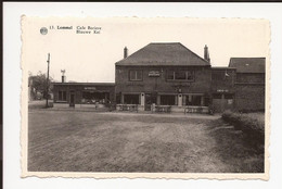 Lommel : 13 Café Beriere Blauwe Kei 1955 Reclame Van MAES Pils , MENA Pils En Ginder Ale / Verstuurd Naar Holland - Lommel