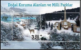 Turkey 2016 SS MNH NATURAL CONSERVATİON AREAS AND  PARKS Wolf Wolves Loup Loups - Sonstige