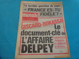 Minute N°947 Du 4 Au 10 Juin 1980 - 1950 à Nos Jours