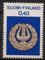 Finland 1968 Student Unions University Youth Education Harp Laurels Emblem MNH - Sin Clasificación
