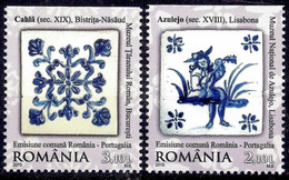 Romania 2010 Ceramics Azulejo Tiles Craft Art Joint Issue Portugal 2v MNH/1 - Sin Clasificación