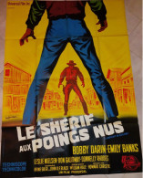 "Le Shérif Aux Poings Nus" Guy Gérard Noël...1958 - Affiche 120x160 - TTB - Plakate & Poster