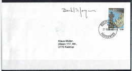 Bertil Skov Jørgensen. Denmark 2009. 150 Anniv Copenhagen Zoo. Michel 1530 On Cover.. Signed. - Lettres & Documents