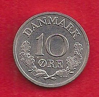 DANEMARK - 10 ORE - 1969. - Danimarca