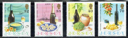 Großbritannien-Jersey 2005, Ernährung / Nutrition, Gastronomie / Gastronomy, Speisen / Local Dishes, MiNr. 1169 - 1172 - Alimentation