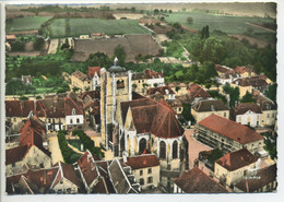 CPSM 89 SEIGNELAY Eglise Saint Martial Vue Aérienne En Avion Au-dessus De ... - Seignelay