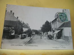 21 6999 CPA 1907 - 21 LES LAUMES. LA GRANDE RUE - ANIMATION - Venarey Les Laumes