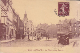 HENIN-LIETARD - La Place Jean-Jaurès  1930 - Henin-Beaumont