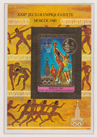 Centrafrique Central Africa  JO Moscou 1980 Gold Imperf  ** MNH - Ete 1980: Moscou