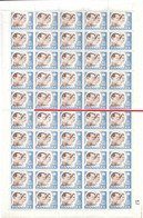 Denmark; Christmas Seals. Full Sheet 1947   MNH** - Full Sheets & Multiples