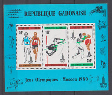 Gabon  JO Moscou 1980 Perf  ** MNH - Ete 1980: Moscou