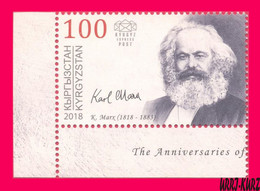 KYRGYZSTAN 2018 Famous People Germany Philosopher Sociologist Economist Writer Poet Public Figure K.Marx 1v Mi KEP93 MNH - Karl Marx