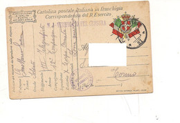 3978) Franchigia 1^ WW Posta Militare 27 1918 3° GENIO TELEGRAFISTI - Franquicia