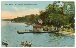 Boat House.hangar à Bateaux Lac Harriet.Minneapolis.Minnesota. - Minneapolis