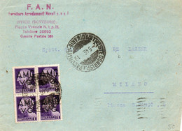 1946 LETTERA CON ANNULLO TRIESTE A.M.G.V.G - Marcofilie