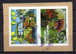 France Oblitéré Used  2011 Traditions Des Régions  N° 586 & 588 Cachet Rond - Other & Unclassified