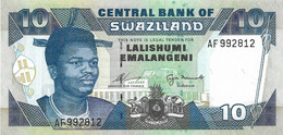 SWAZILAND  1995  10 Emalangeni  -  P.24a  Neuf UNC - Swasiland