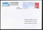 Entier Postal PAP Réponse Action Contre La Faim. Autorisation 81752, N° Au Dos:0313135 - PAP: Antwort/Luquet