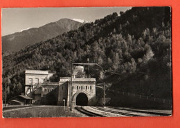 MKC-13 Simplon Tunnel Brig Ligne De Chemin De Fer Gelaufen 1957 Feldpost. Gyger No Illisible - Simplon