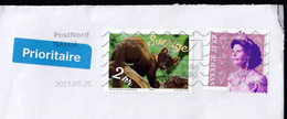 Sweden 2021  / Forest Animals, Kinkajou, 2018 / Queen Silvia, 2020 - Covers & Documents