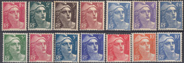 FRANCE - 1945/1947 - Lotto Composto Da 14 Valori Nuovi MH - 1945-54 Marianne De Gandon