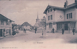 Crassier VD, Douane Franco-Suisse Et Cycliste (119c) - Crassier