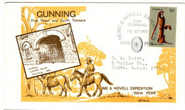 Australia PM 454 1974  Postmark Collection Hume & Powell Expedition,souvenir Cover, A$ 8.00 - Marcophilie