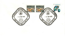 Australia PM 458 1975  Postmark Collection, Asia Regional I.S.R.E.I.T,souvenir Cover - Marcophilie