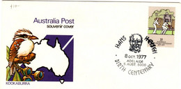 Australia PM 539 1977  Postmark Collection Hans Heysen Birth Centenary,souvenir Cover - Poststempel