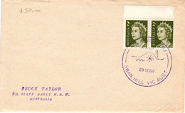 Australia PMF 3 1966 Postmark Collection, Folk Museum Swan Hill,souvenir Cover - Marcophilie