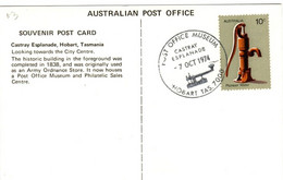 Australia PMP 7 1974   Postmark Collection ,Post Office Museum Hobary,souvenir Cover - Marcophilie