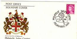 Australia PMP 14 1974   Postmark Collection ,Philatelic Sales Centre Melbourne,souvenir Cover - Bolli E Annullamenti
