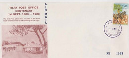 Australia 1980 Tilpa Post Office Centenary,souvenir Cover - Bolli E Annullamenti